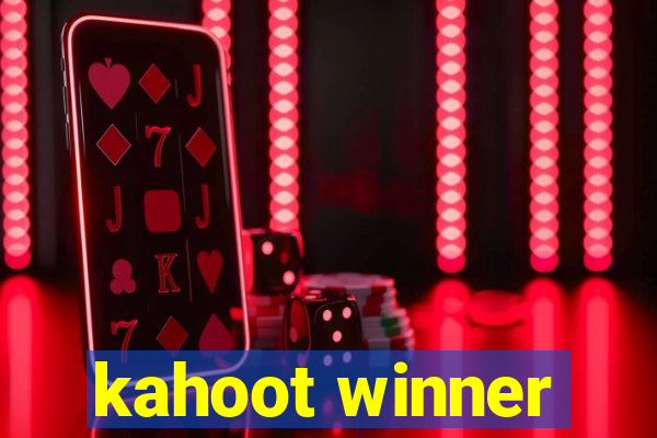 kahoot winner